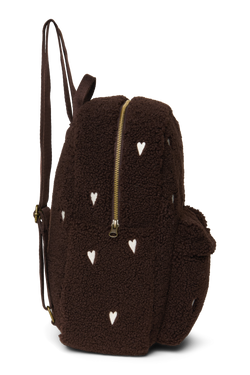 Teddy Midi Backpack | Chocolate Hearts