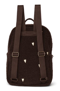 Teddy Midi Backpack | Chocolate Hearts