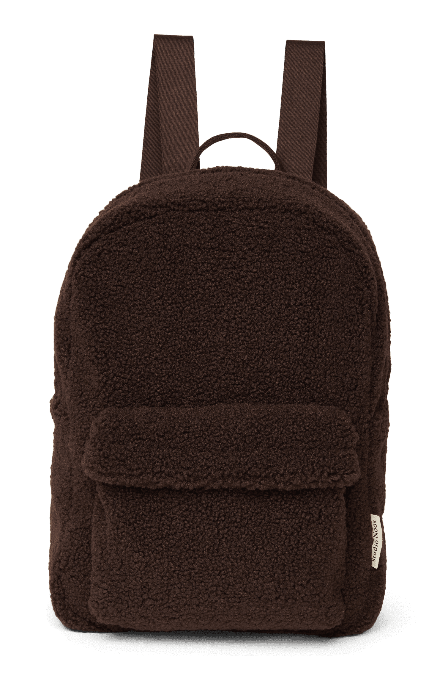 Teddy Midi-Rucksack | Schokobraun