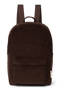Rib Puffy Midi Backpack | Dark Brown