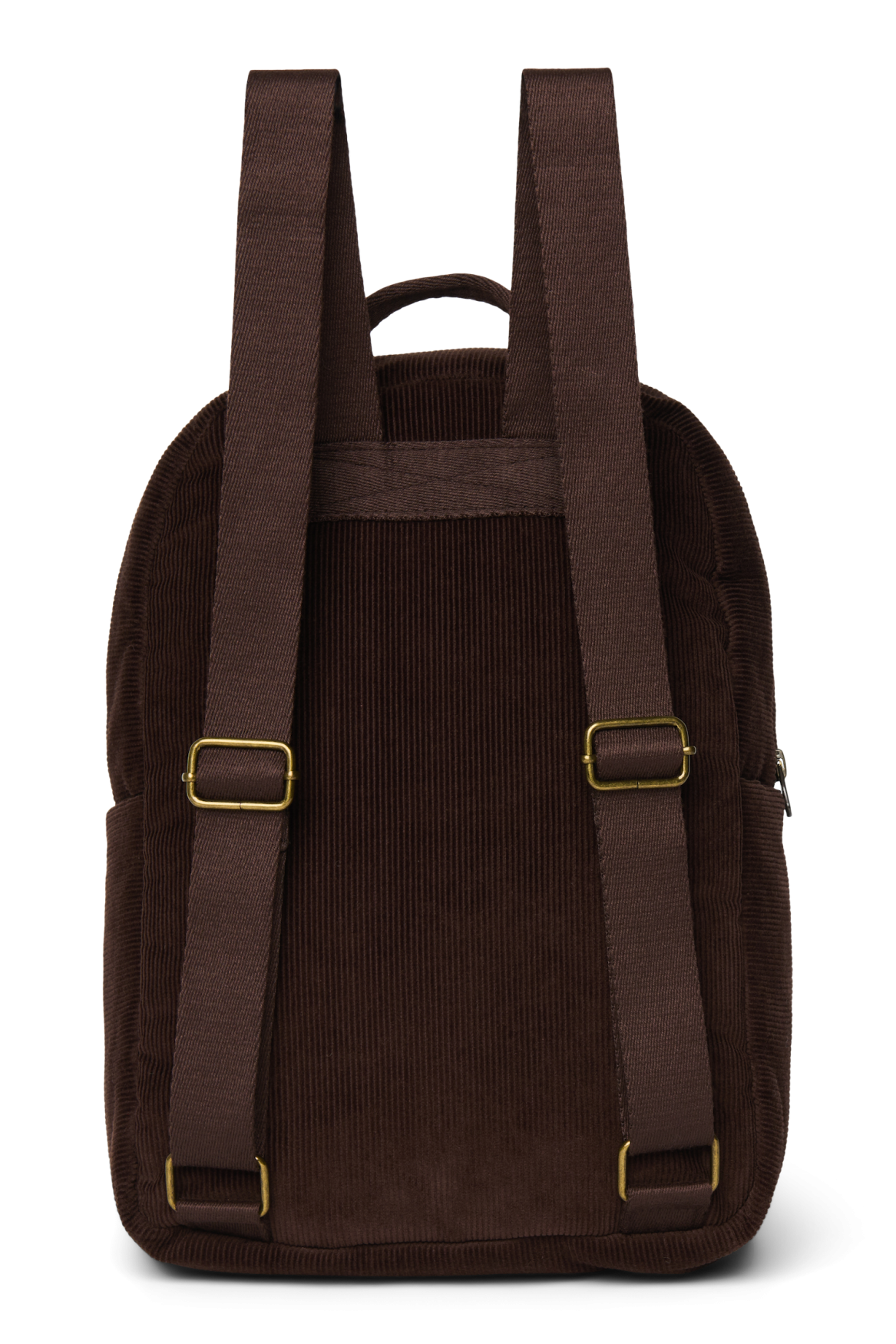 Rib Puffy Midi Backpack | Dark Brown
