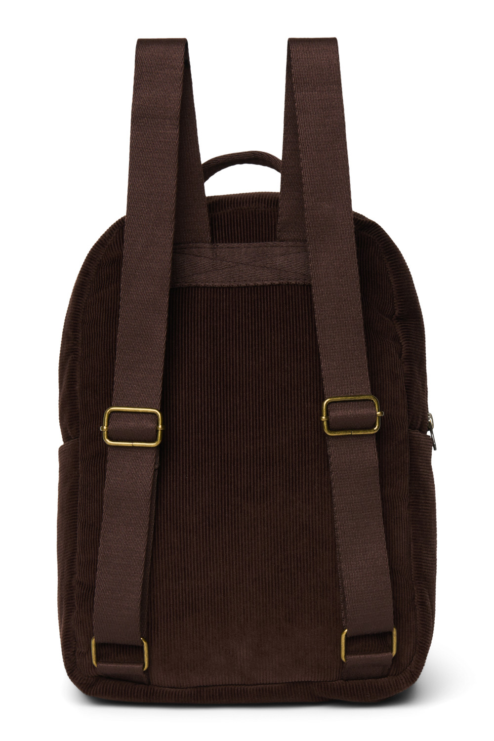 Rib Puffy Midi Backpack | Dark Brown