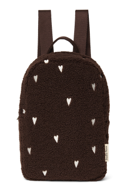 Teddy Mini Backpack | Chocolate Hearts