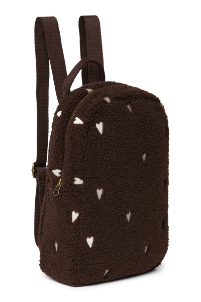 Teddy Mini Backpack | Chocolate Hearts