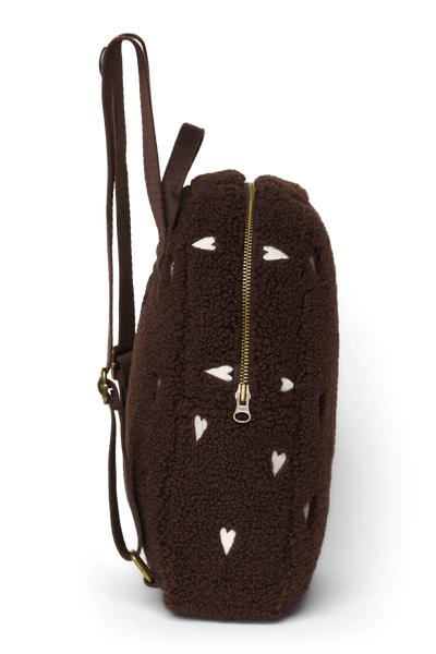 Teddy Mini Backpack | Chocolate Hearts