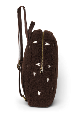 Teddy Mini Backpack | Chocolate Hearts