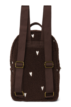 Teddy Mini Backpack | Chocolate Hearts