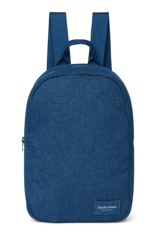 Denim Mini Backpack | Dark Blue