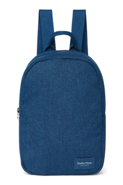 Denim Mini Backpack | Dark Blue