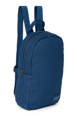 Denim Mini Backpack | Dark Blue