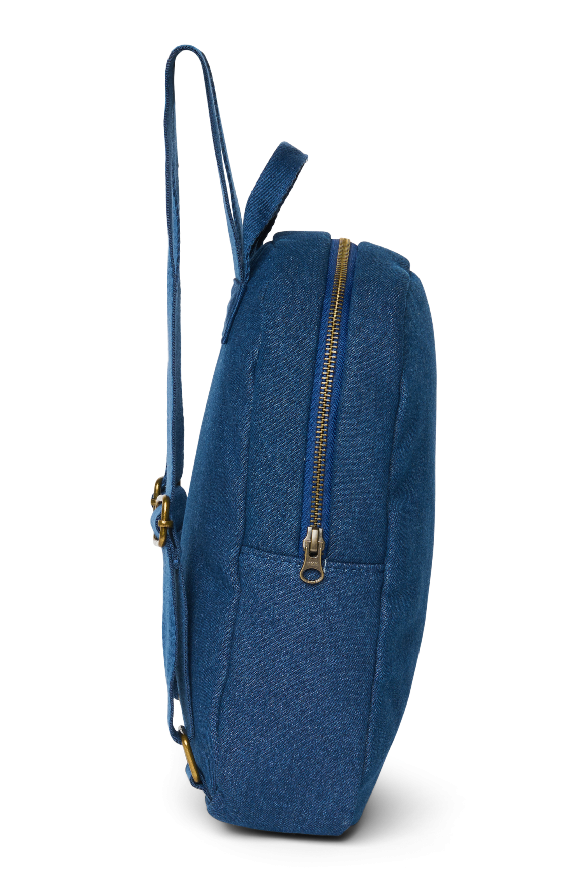 Denim Mini Backpack | Dark Blue