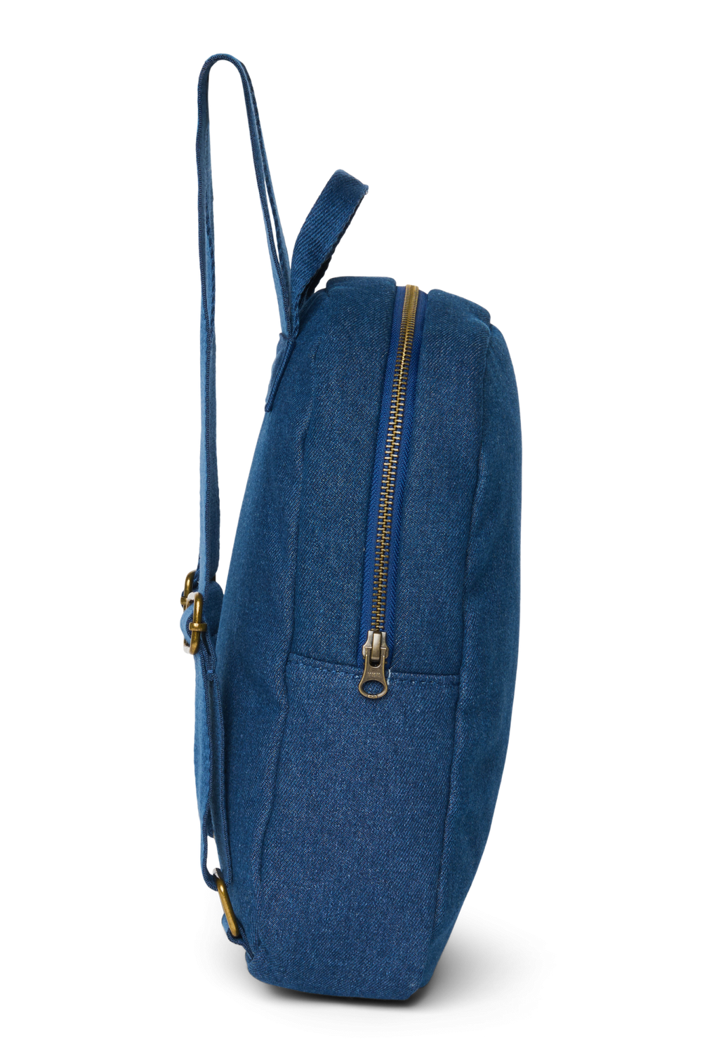 Denim Mini Backpack | Dark Blue