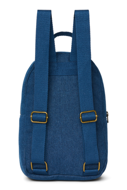 Denim Mini Backpack | Dark Blue