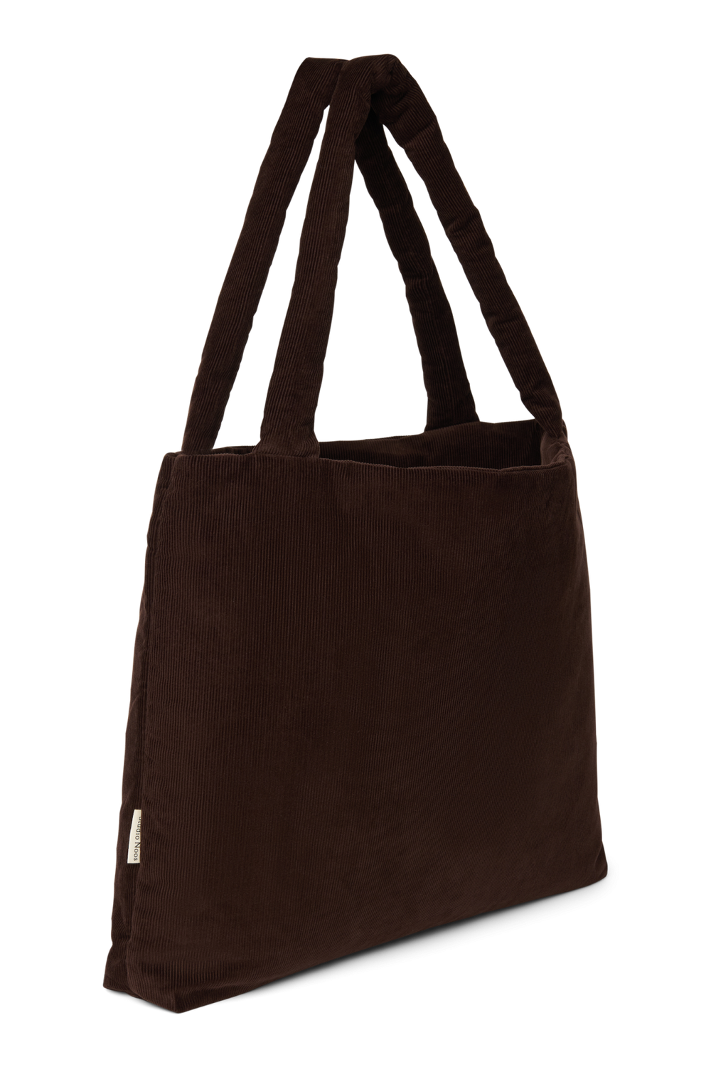 Rib Puffy Mom Bag | Dark Brown