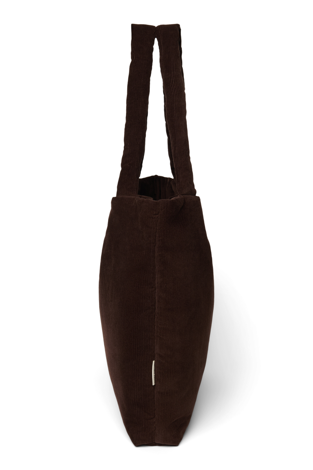 Rib Puffy Mom Bag | Dark Brown