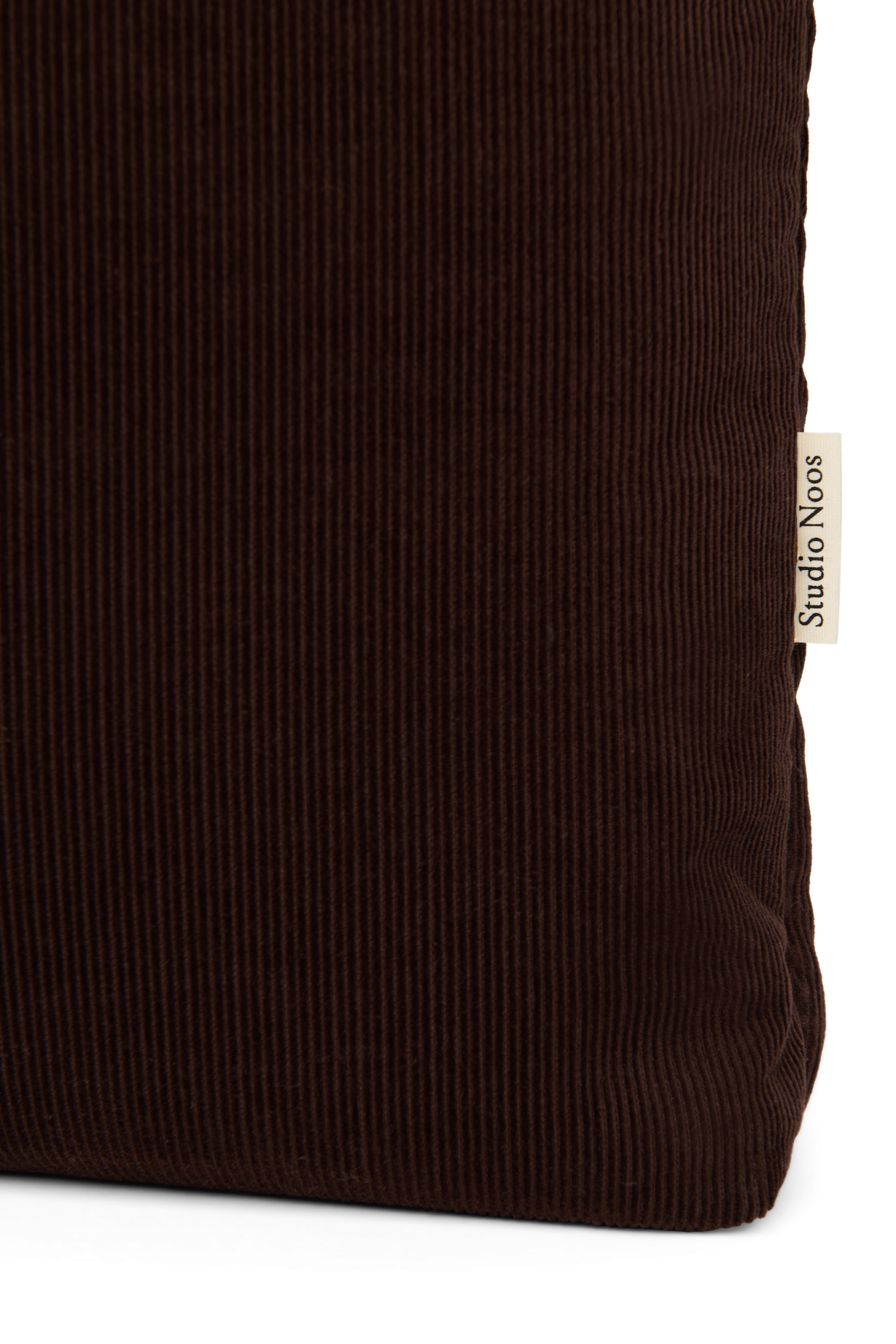 Rib Puffy Mom Bag | Dark Brown