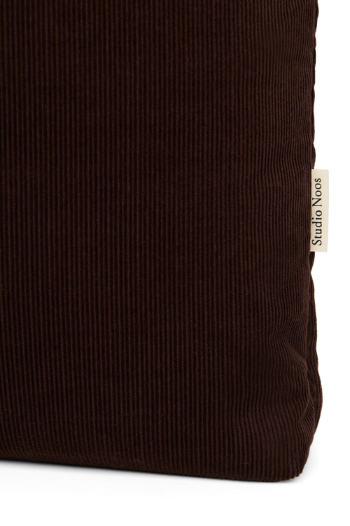 Rib Puffy Mom Bag | Dark Brown