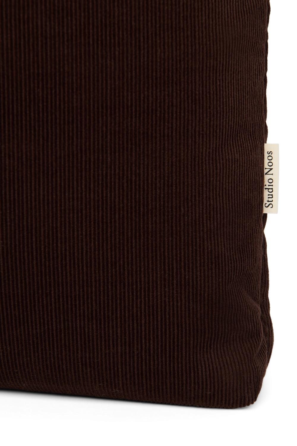 Rib Puffy Mom Bag | Dark Brown