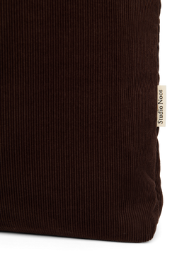 Rib Puffy Mom Bag | Dark Brown