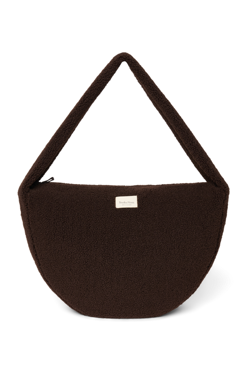 Teddy Cross Body Bag | Chocolate