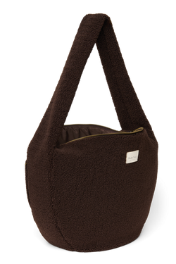 Teddy Cross Body Bag | Chocolate