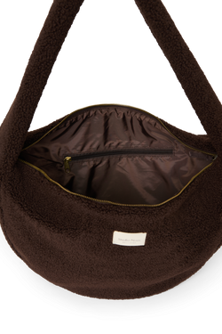 Teddy Cross Body Bag | Chocolate