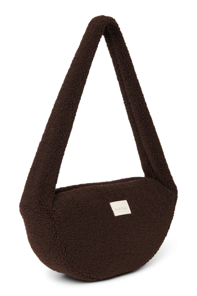 Teddy Mini Cross Body Bag | Chocolate