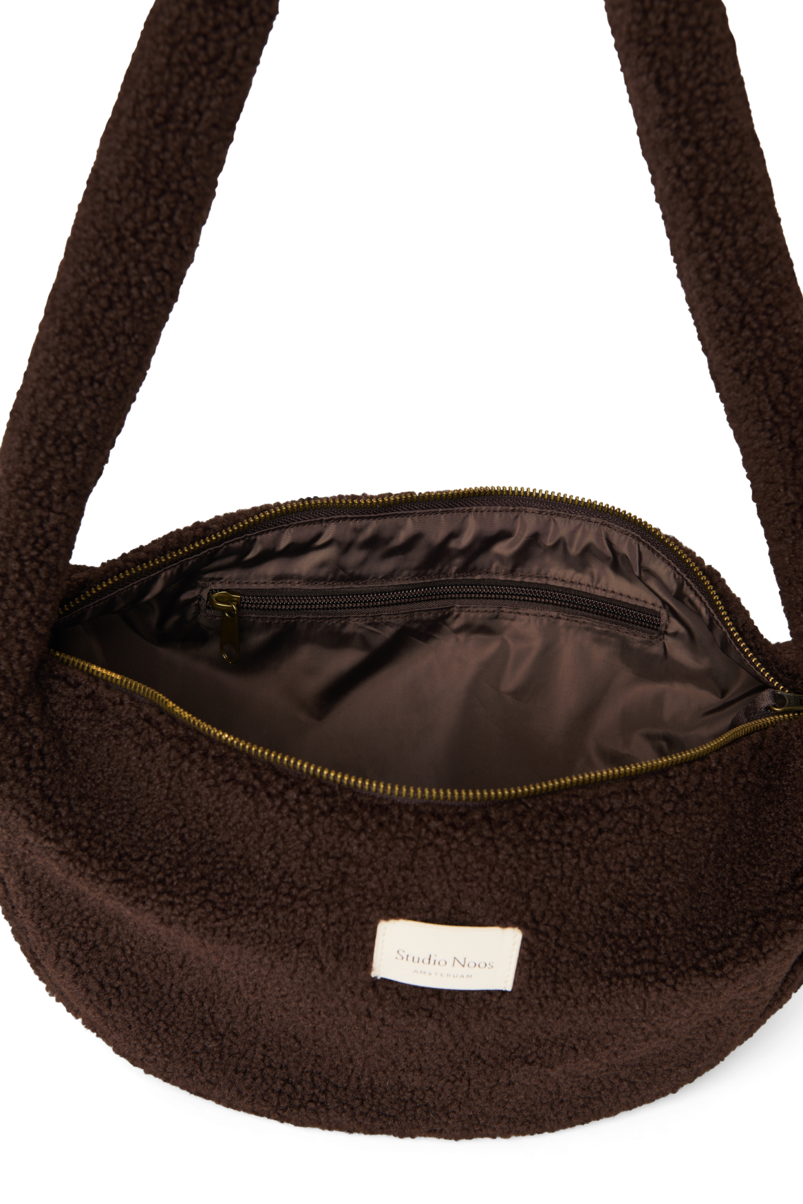 Teddy Mini Cross Body Bag | Chocolate