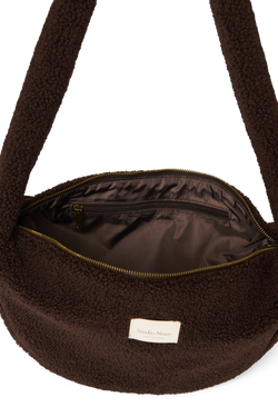 Teddy Mini Cross Body Bag | Chocolate
