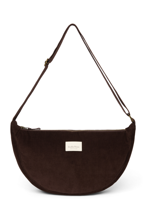 Rib Puffy Adult Fanny Pack | Dark Brown