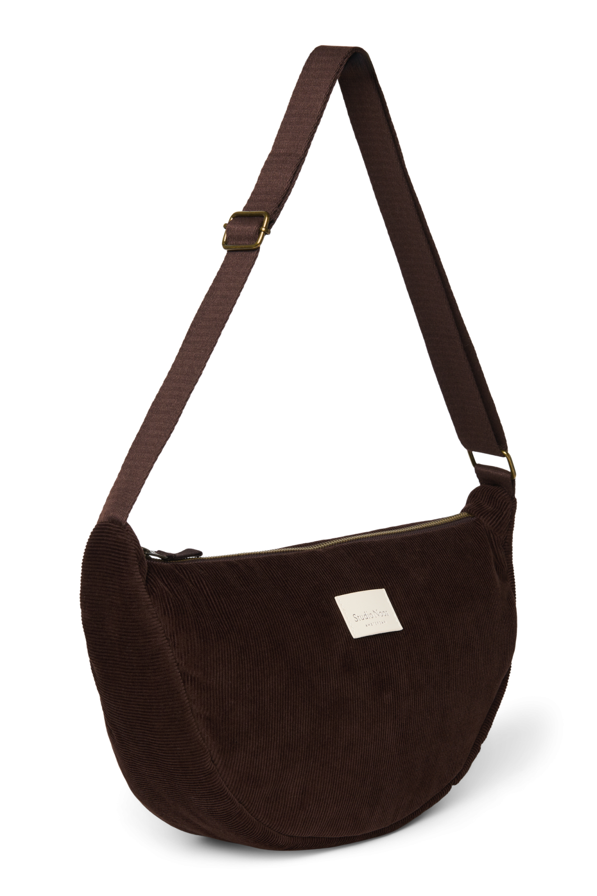 Rib Puffy Adult Fanny Pack | Dark Brown