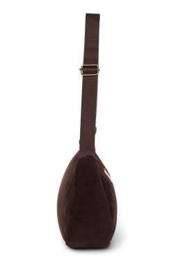 Rib Puffy Adult Fanny Pack | Dark Brown