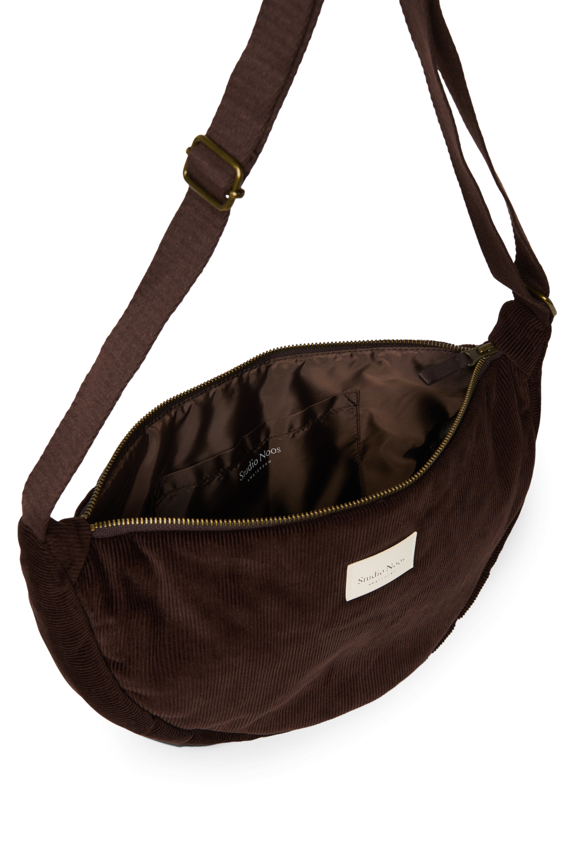 Rib Puffy Adult Fanny Pack | Dark Brown