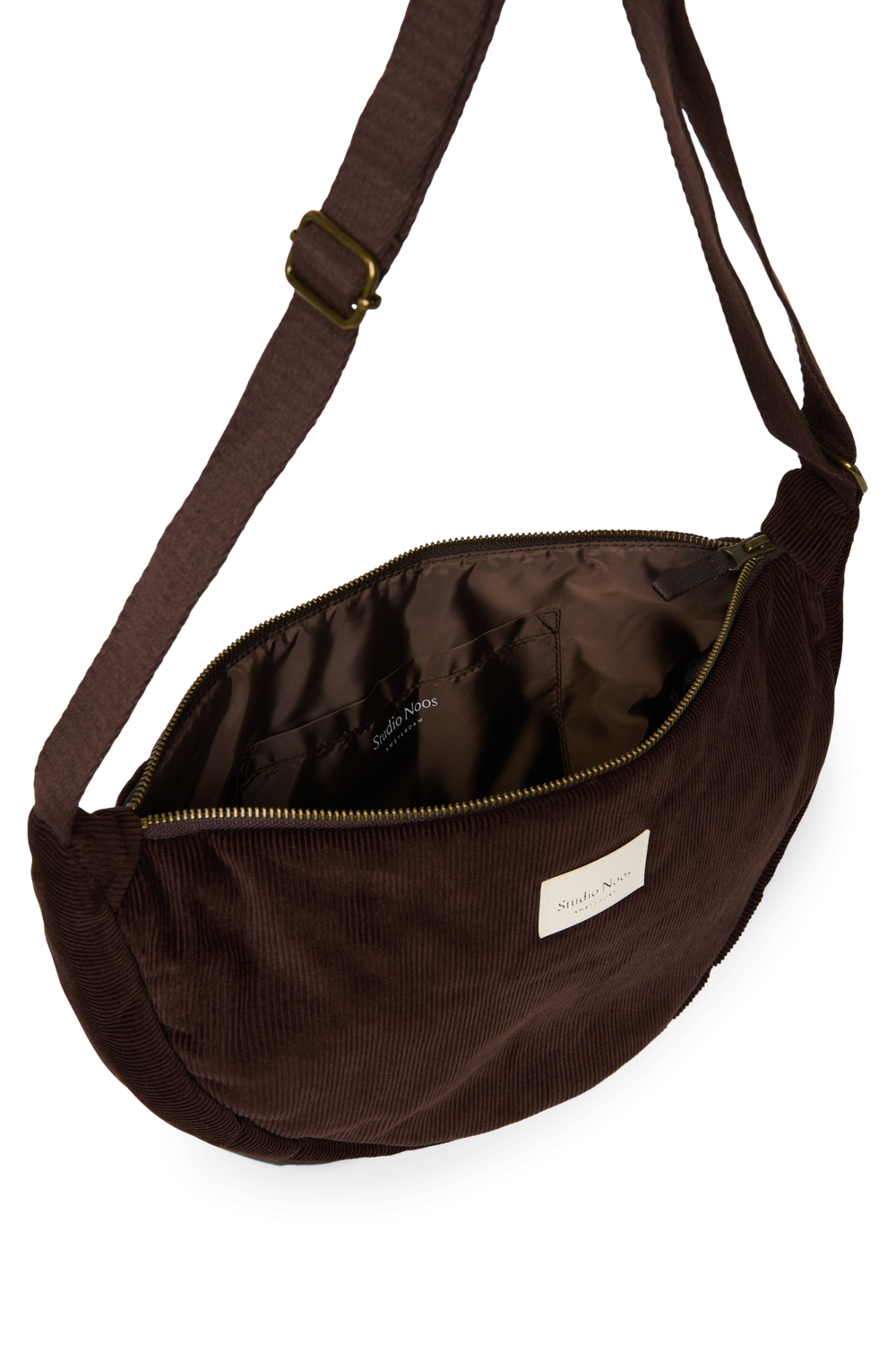 Rib Puffy Adult Fanny Pack | Dark Brown