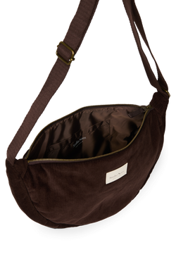 Rib Puffy Adult Fanny Pack | Dark Brown