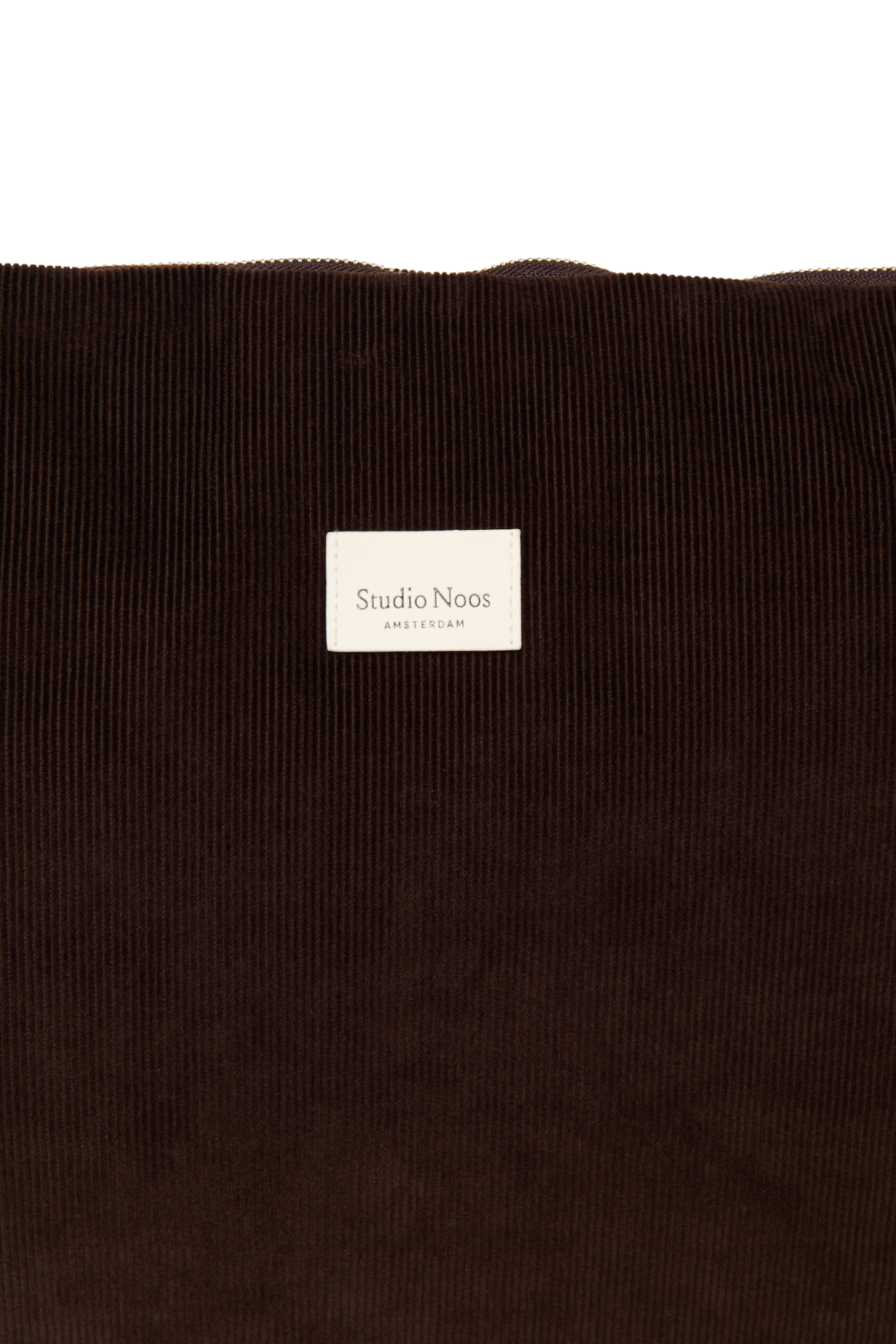 Rib Puffy Diaper Bag | Dark Brown