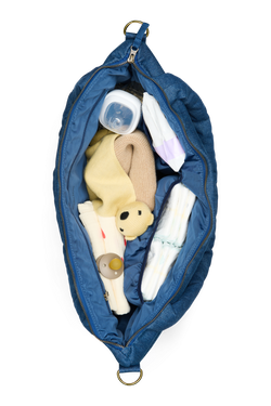 Denim Diaper Bag | Dark Blue