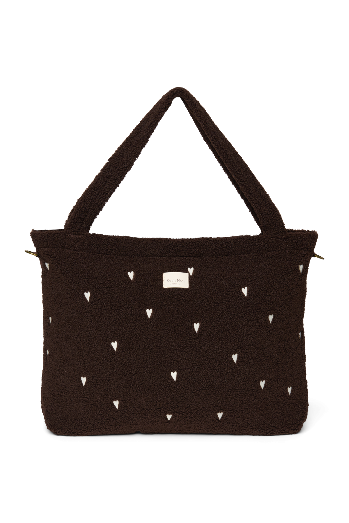 Teddy Diaper Bag | Chocolate Hearts