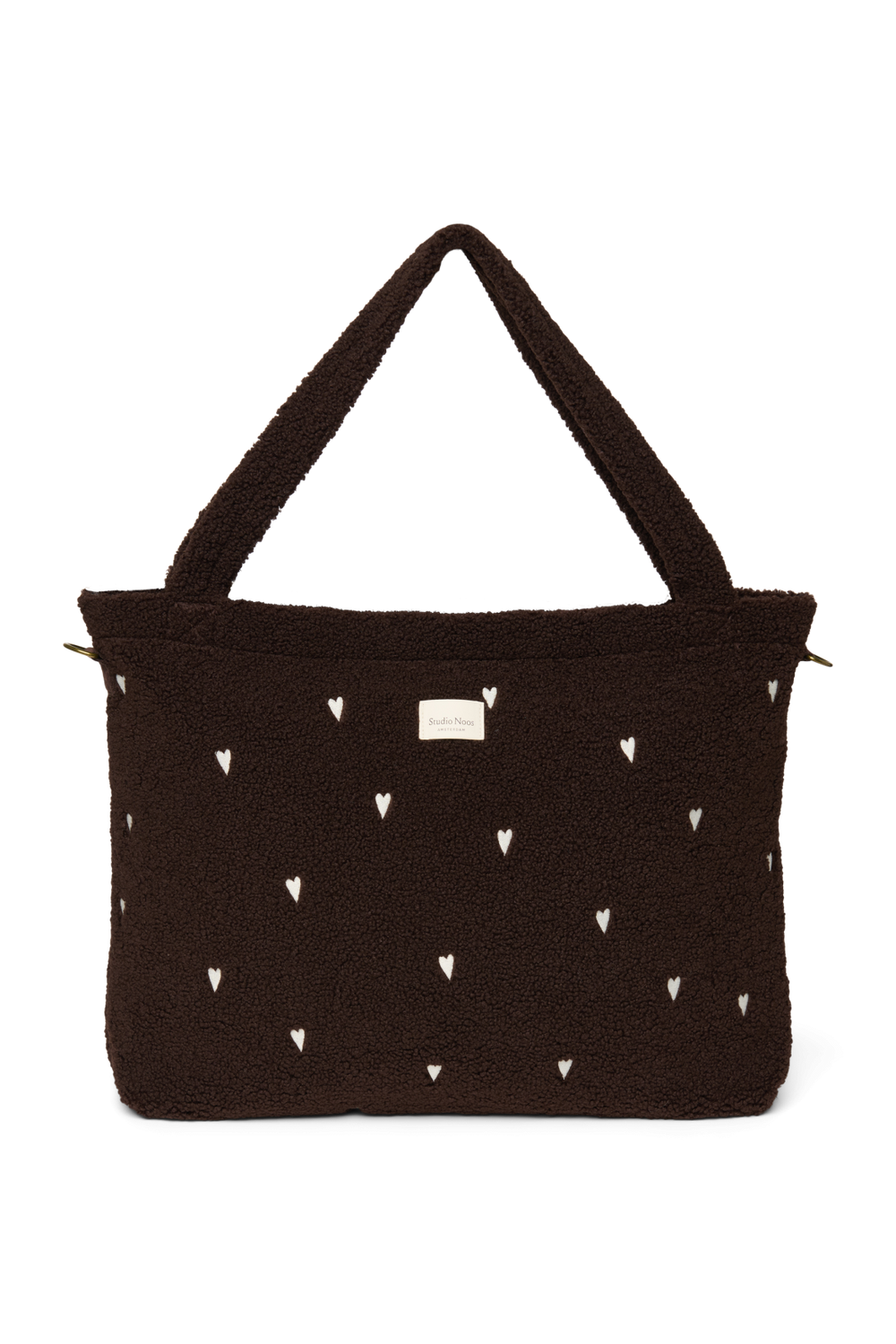 Teddy Diaper Bag | Chocolate Hearts