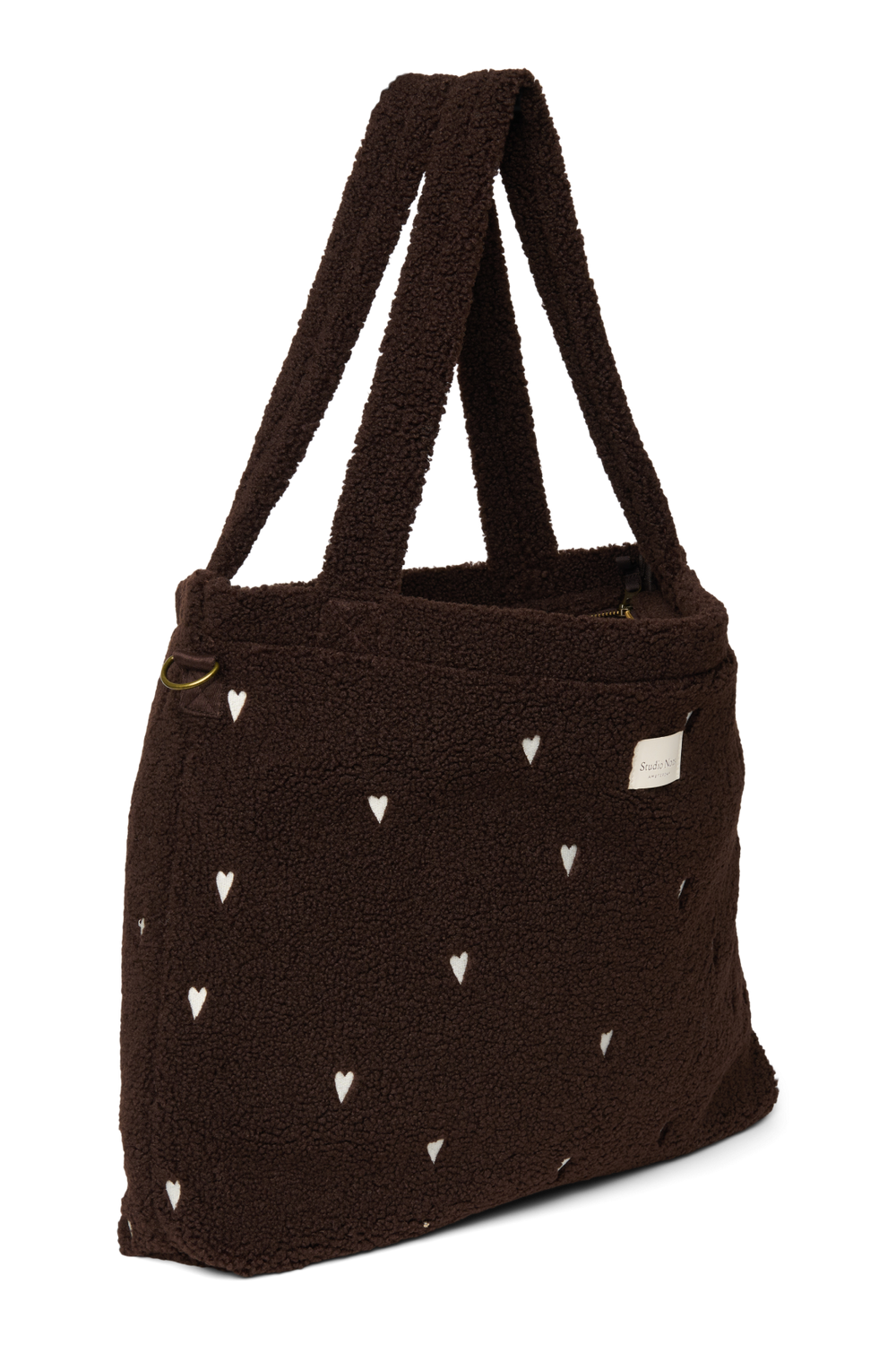 Teddy Diaper Bag | Chocolate Hearts