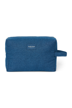 Denim Toiletry Bag | Dark Blue