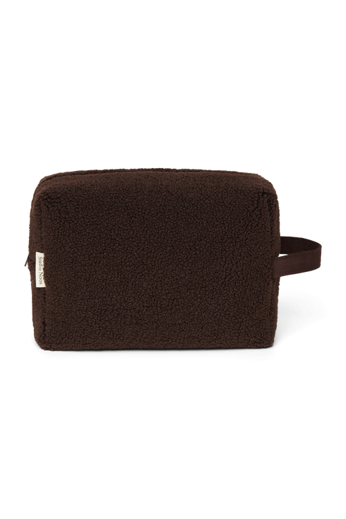 Teddy Toiletry Bag | Chocolate