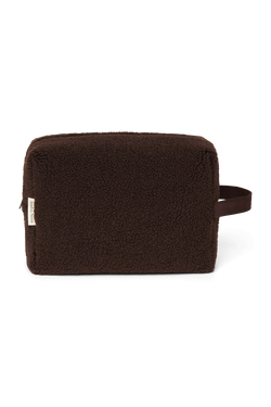 Teddy Toiletry Bag | Chocolate
