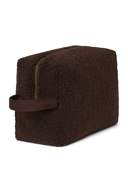 Teddy Toiletry Bag | Chocolate