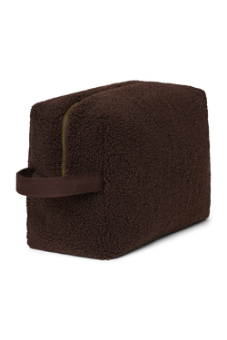 Teddy Toiletry Bag | Chocolate