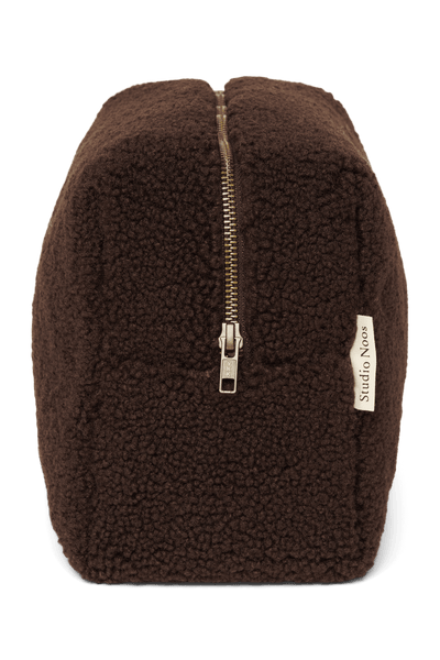 Teddy Toiletry Bag | Chocolate