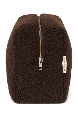 Teddy Toiletry Bag | Chocolate