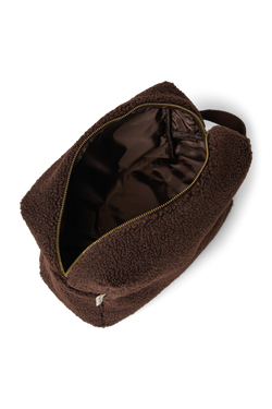 Teddy Toiletry Bag | Chocolate