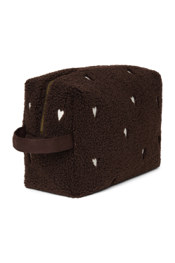 Teddy Toiletry Bag | Chocolate Hearts