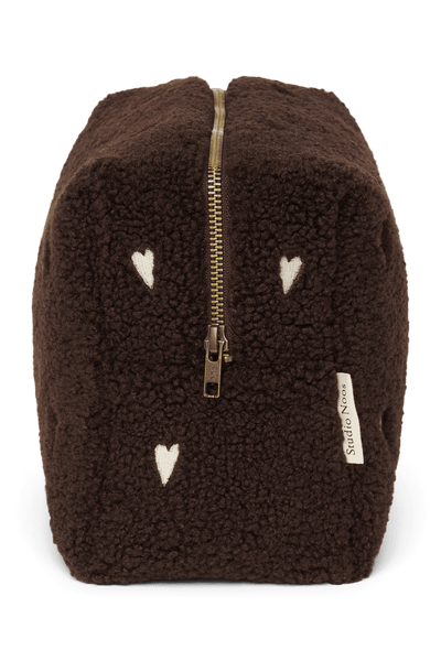 Teddy Toiletry Bag | Chocolate Hearts